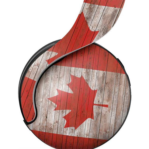Canadian Flag Dark Wood PULSE 3D Wireless Headset for PS5 Skin
